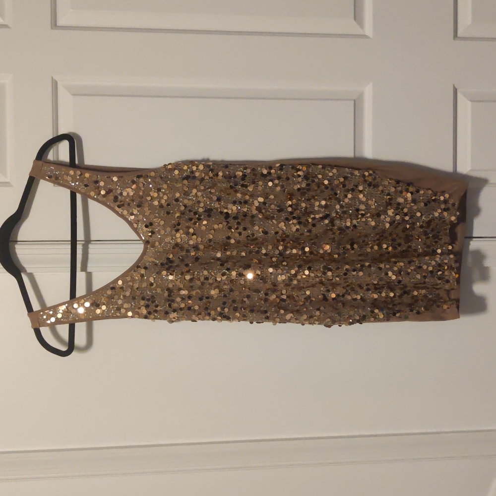 Golden Sequin 🎉🥳 party dress